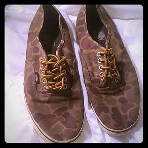 mens camouflage vans